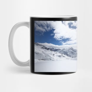 Snow and mountains Long Mug